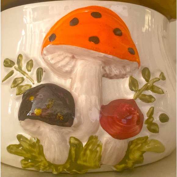 Rare Merry Mushroom Vintage Laurentian Tureen/Soup Serving Bowl w Ladle/Lid LRG - Picture 14 of 15